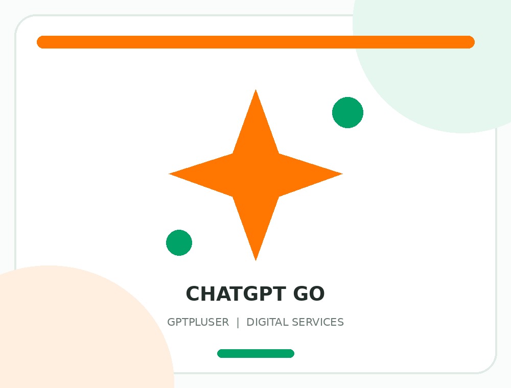 تصویر معرفی ChatGPT Go در فروشگاه GPTPLUSER