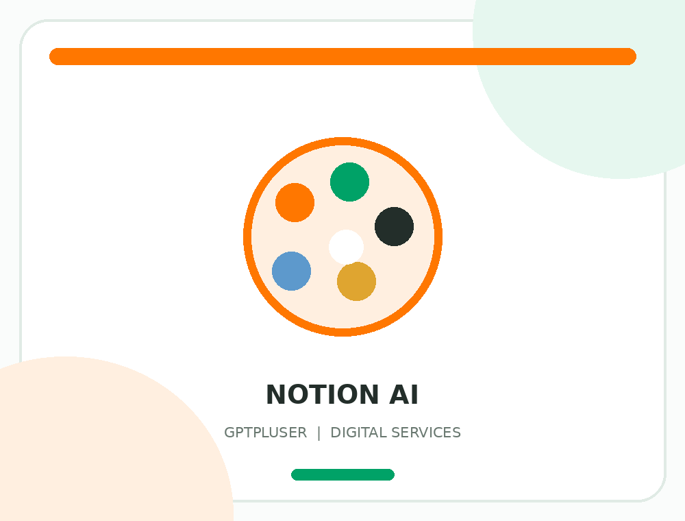 تصویر معرفی Notion AI در فروشگاه GPTPLUSER
