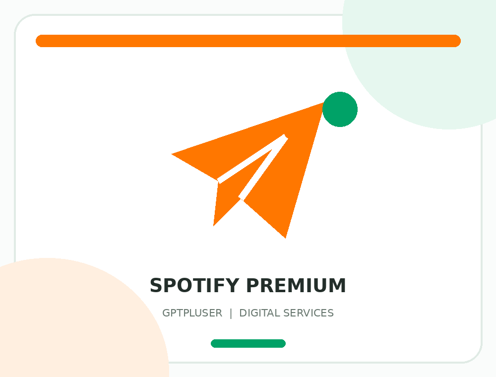 تصویر معرفی Spotify Premium اختصاصی در فروشگاه GPTPLUSER