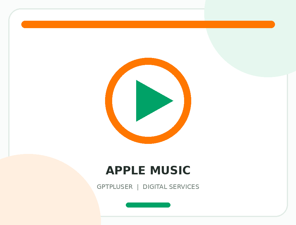 تصویر معرفی Apple Music در فروشگاه GPTPLUSER